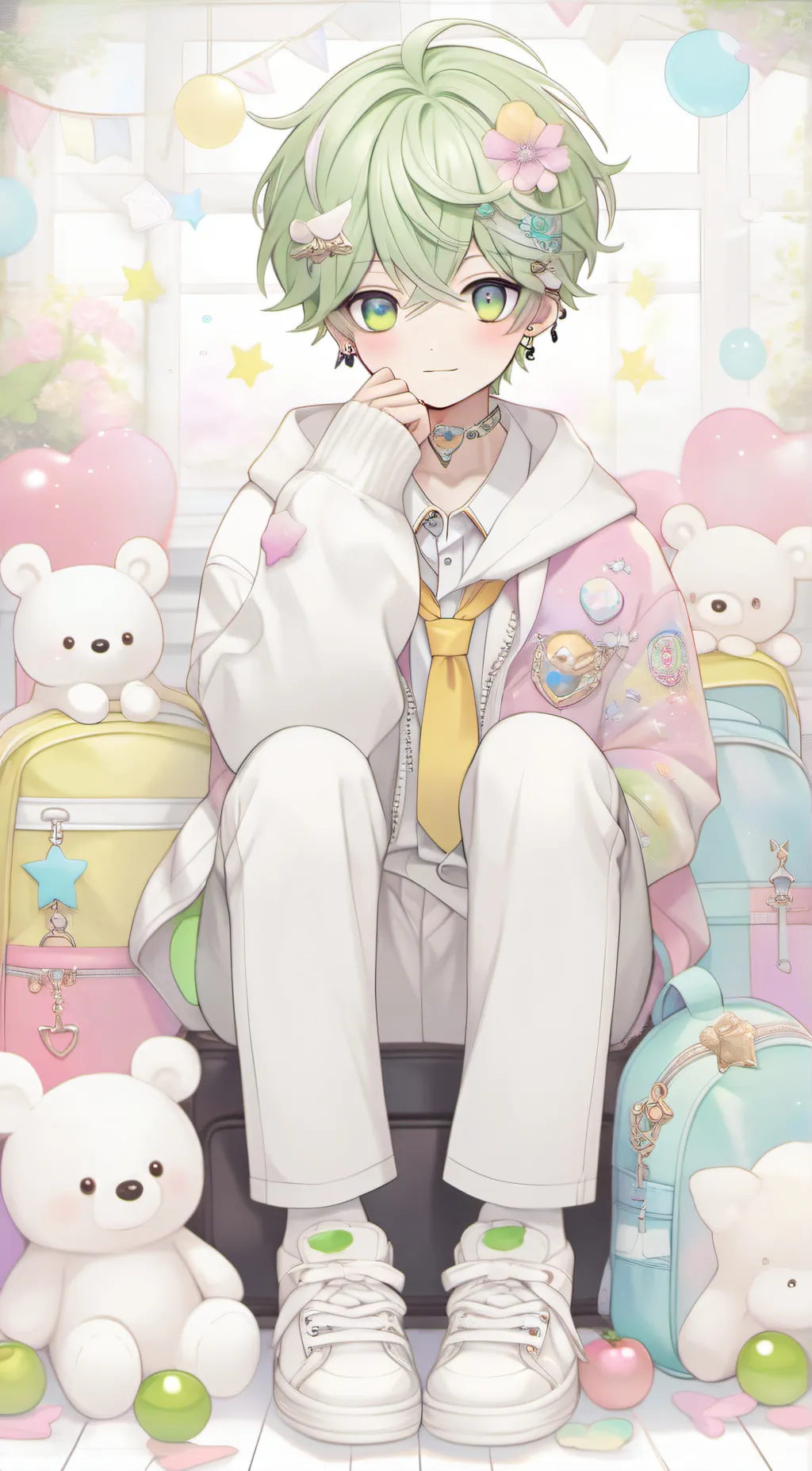 ai character: jax  background