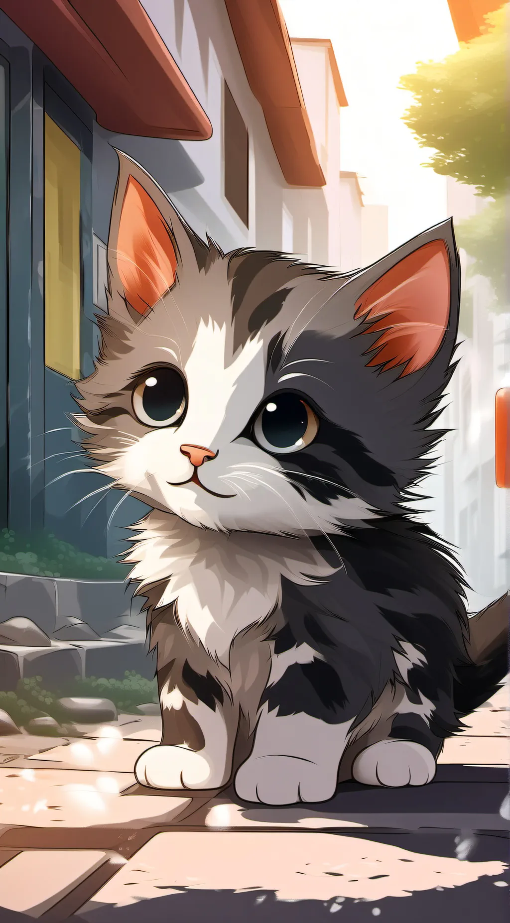 ai character: cat background
