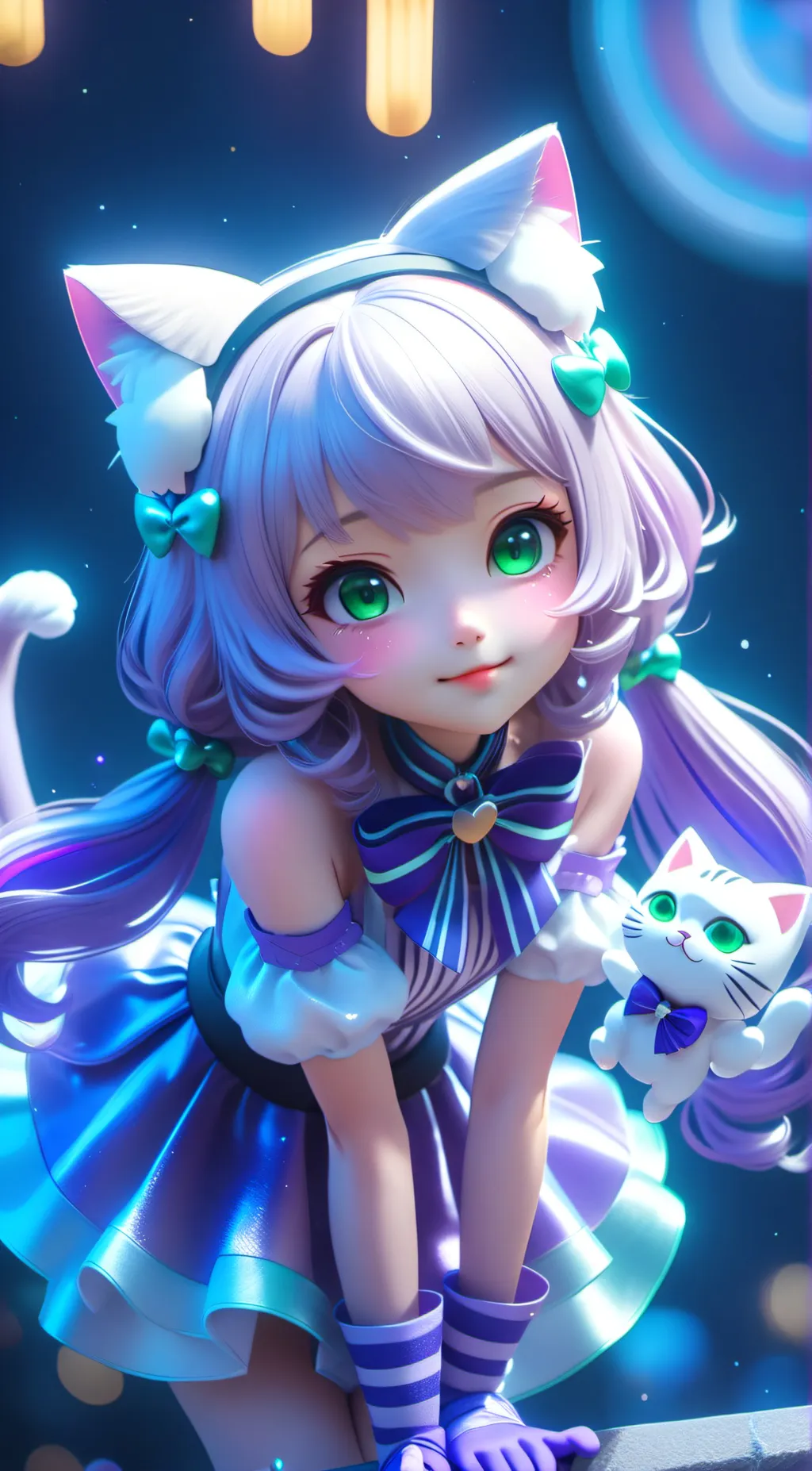 ai character: Adoree  background