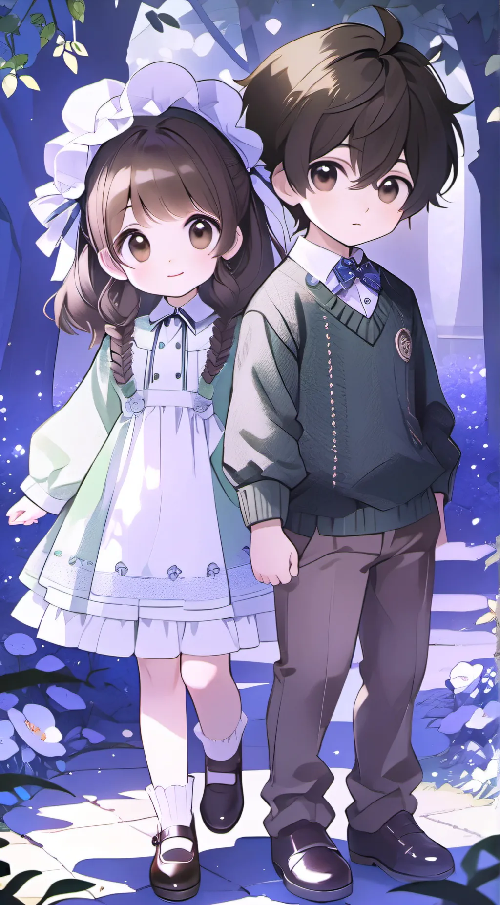 ai character: charlie and sammy background