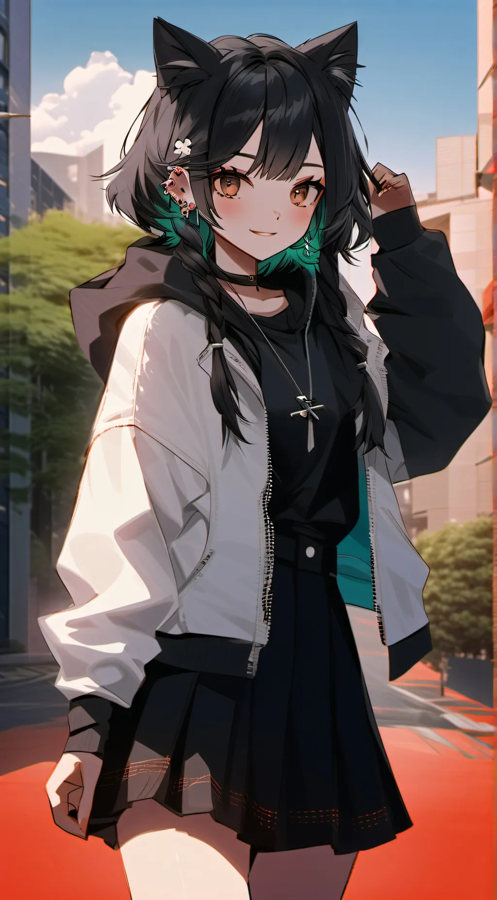 ai character: Clover background