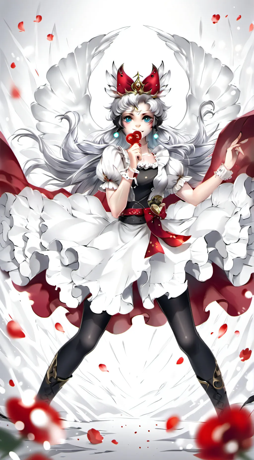 ai character: angel  background