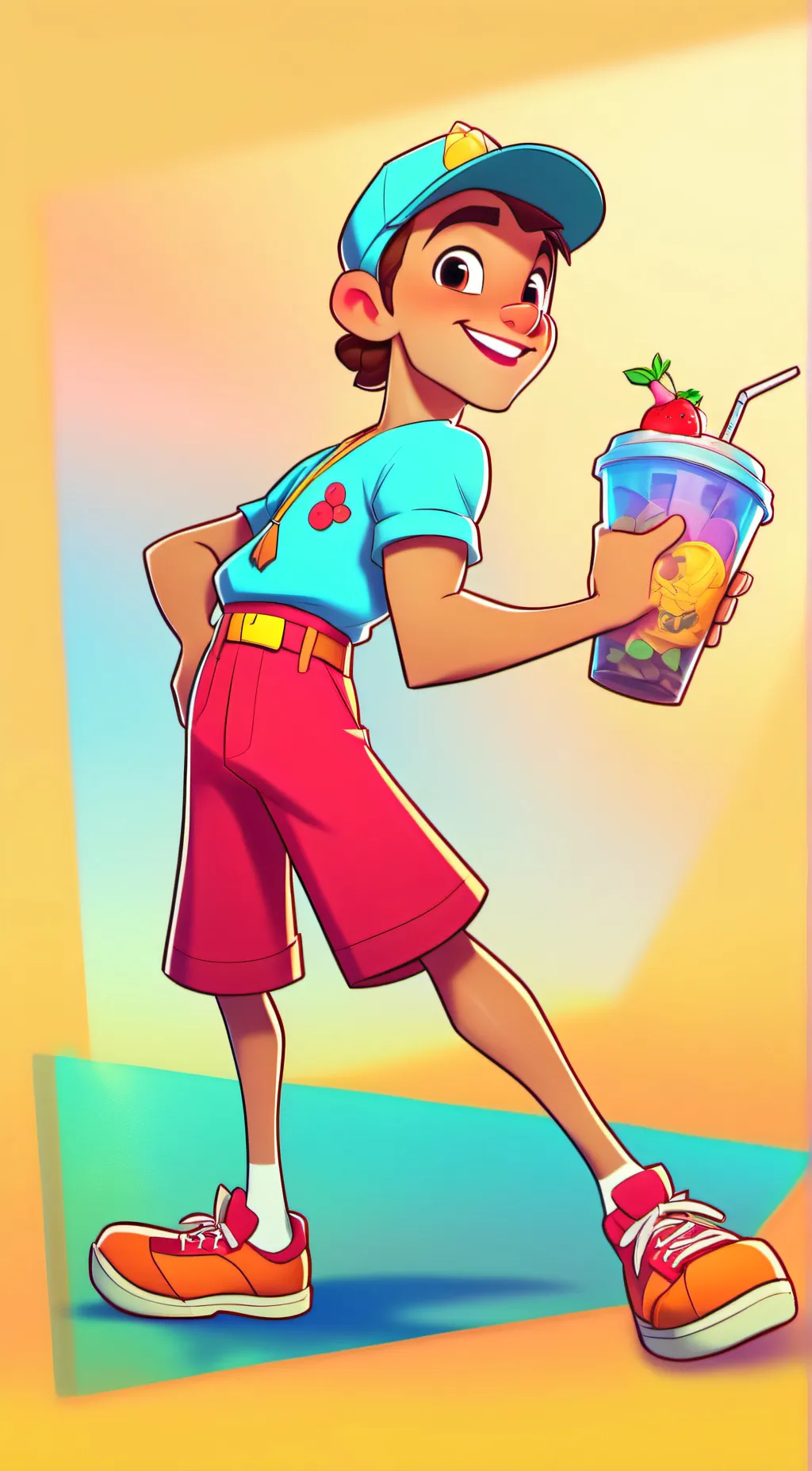 ai character: Zach background