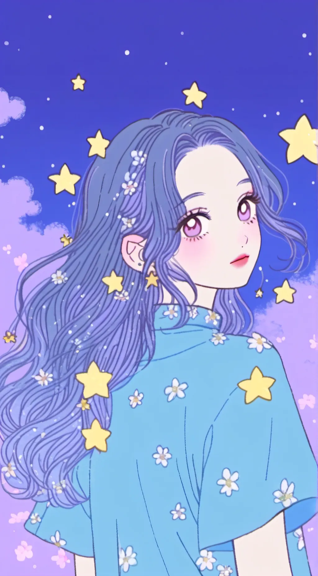 ai character: Louisiana roseu  background