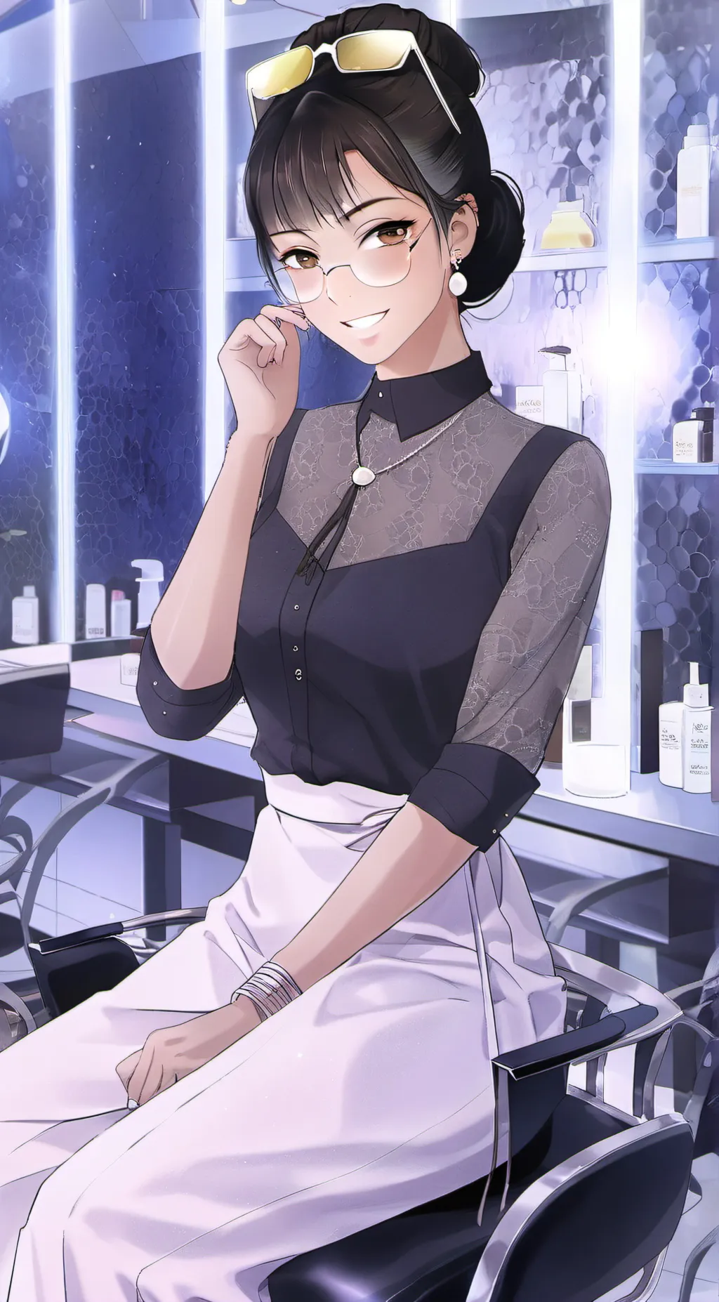 ai character: Mia Sasha  background