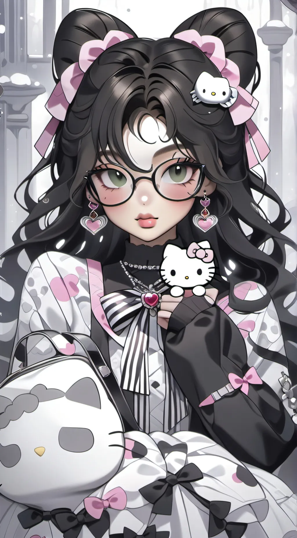 ai character: 💓brook🐱🎀 background