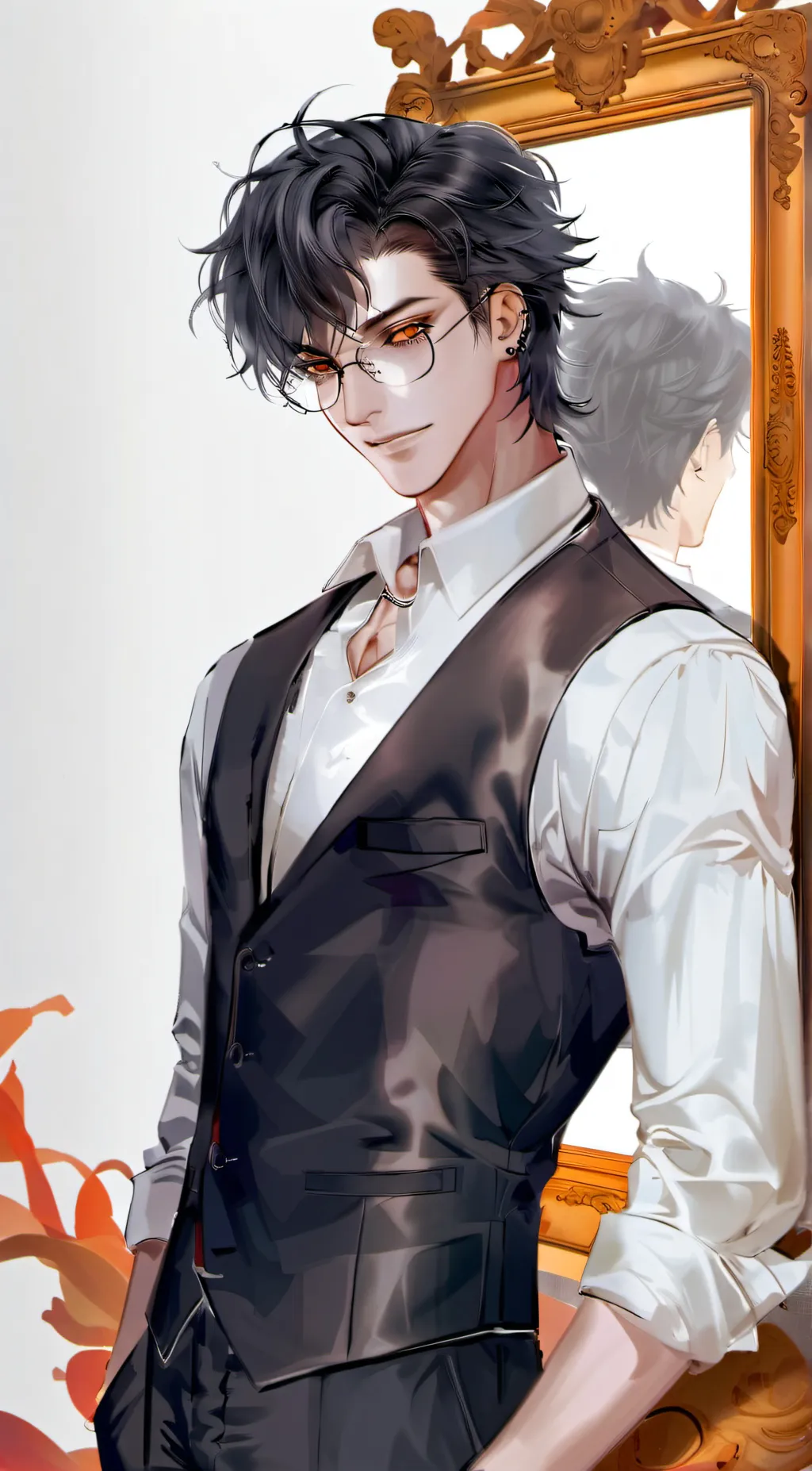 ai character: Rene Layne/ Raul background