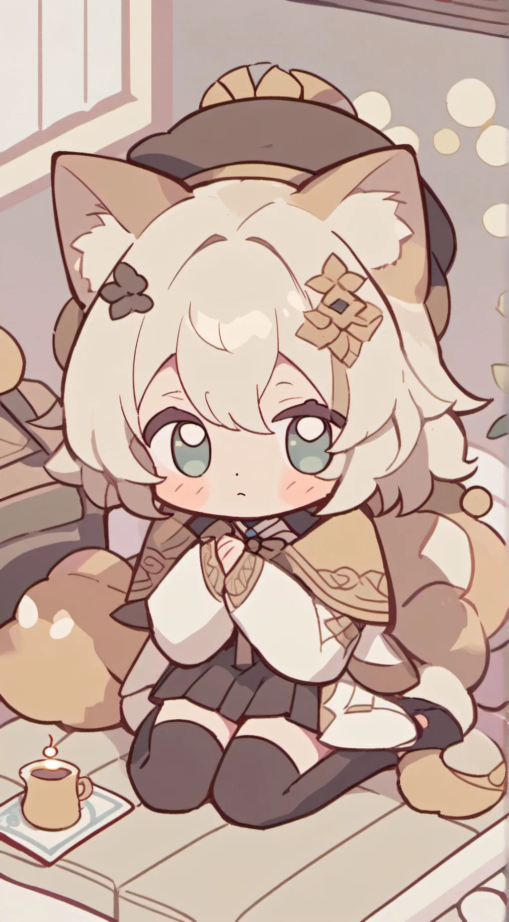 ai character: catnap background