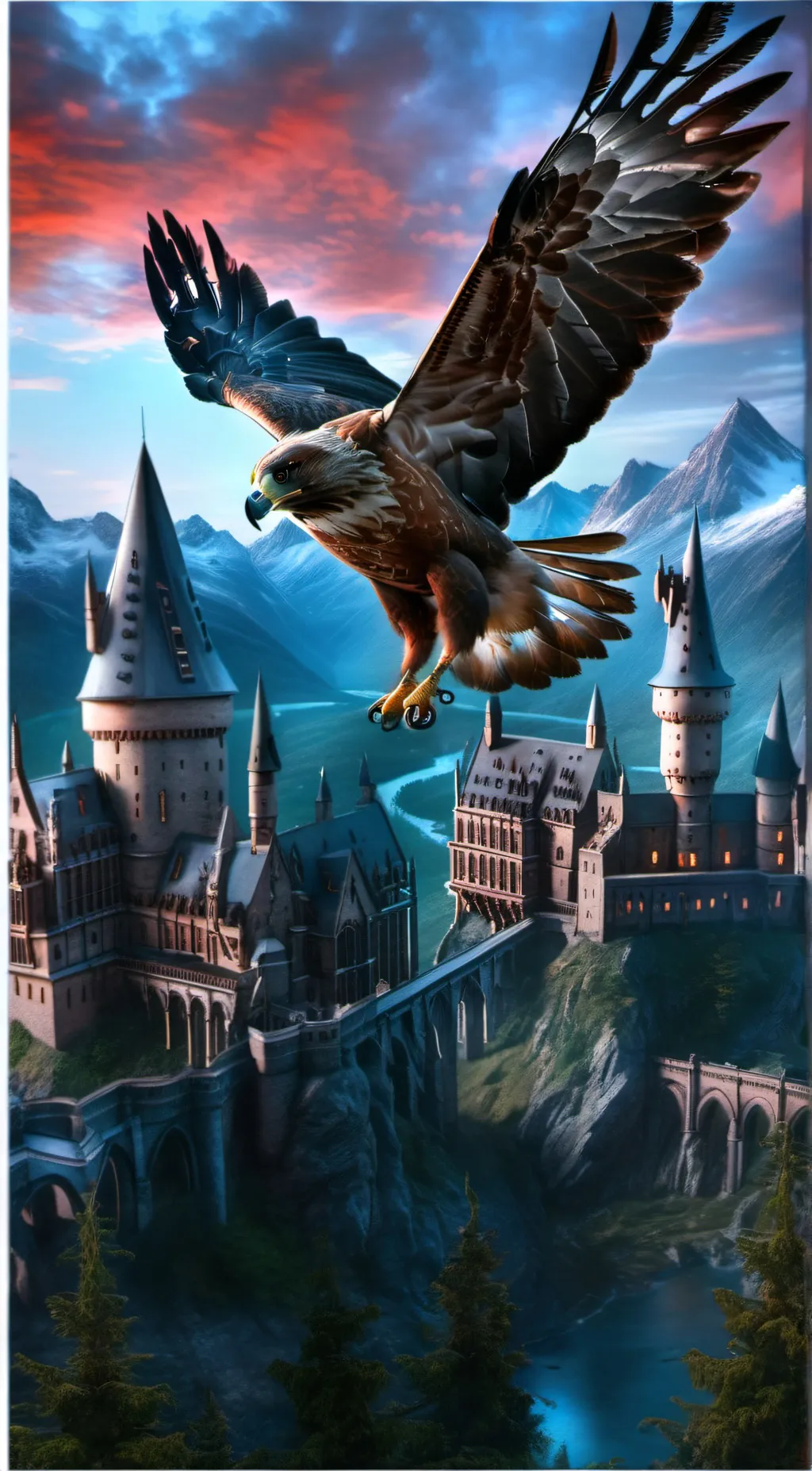 ai character: Hogwarts background