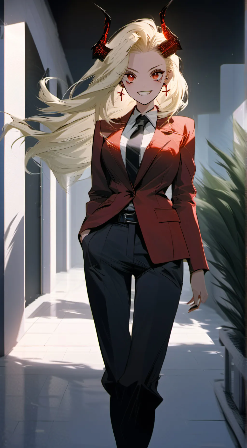 ai character: Hazbin hotel! background