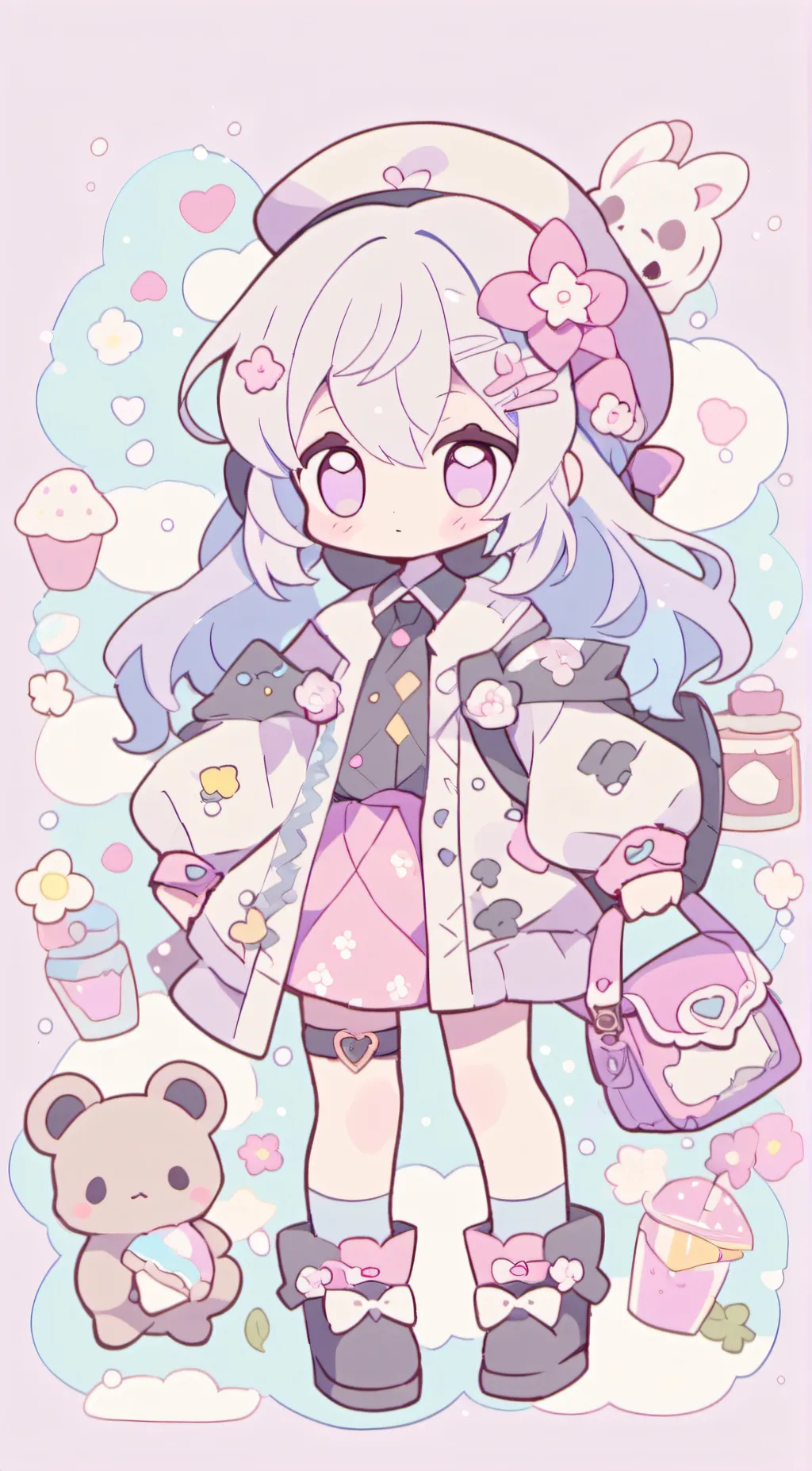 ai character: via  background