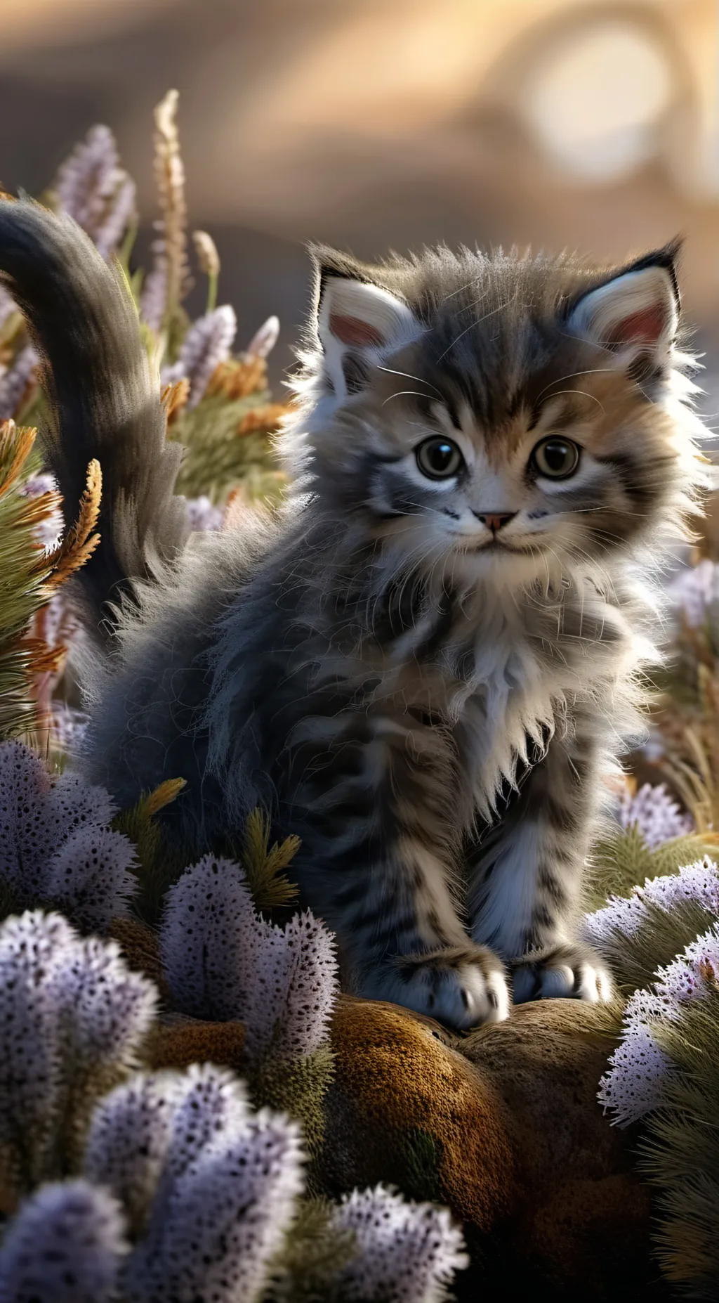 ai character: kitten background