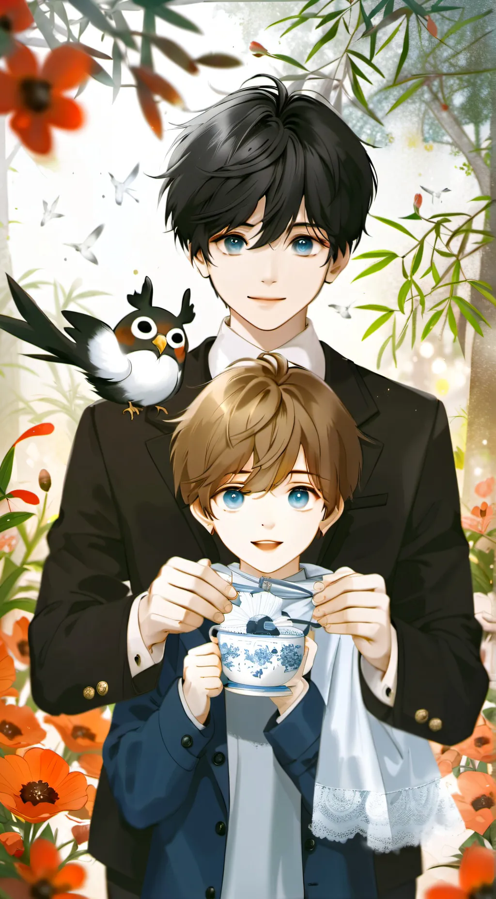 ai character: Joey and Max background