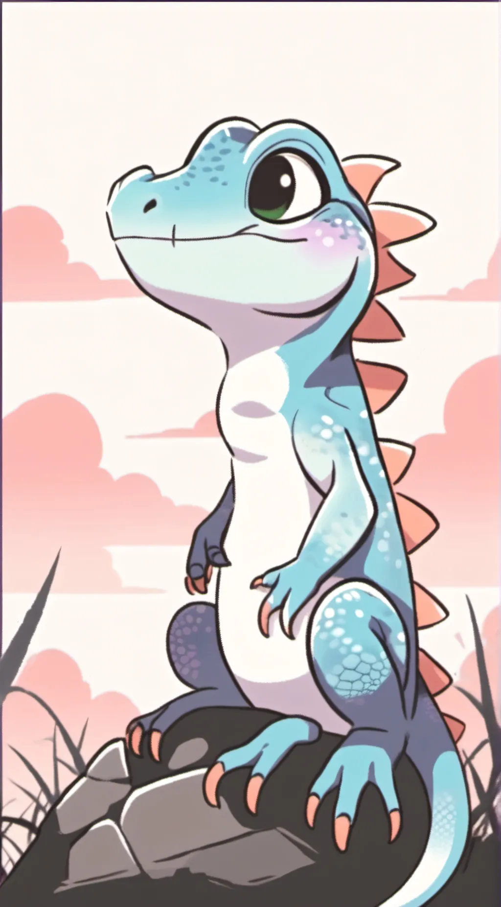 ai character: Sobble background