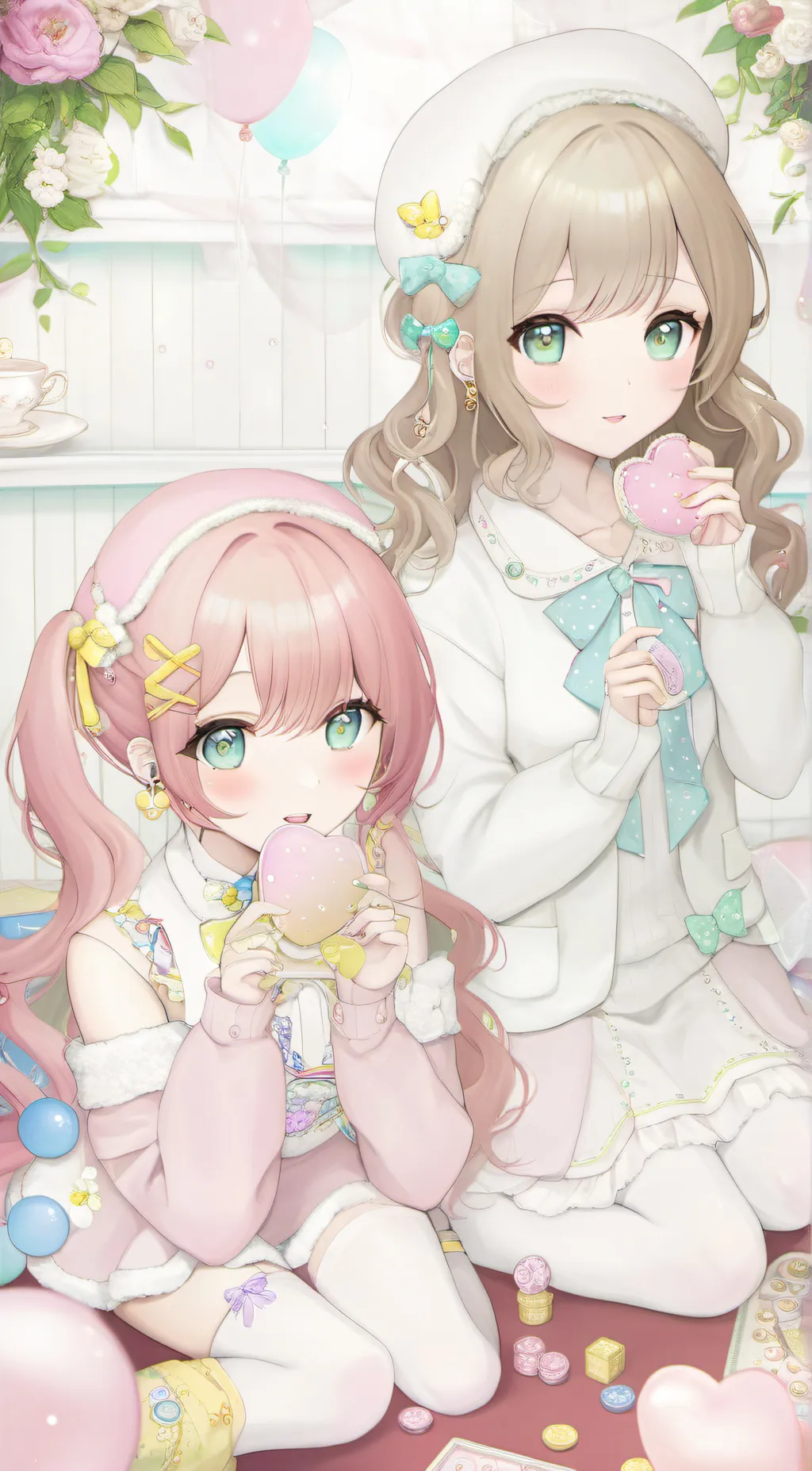 ai character: Lexi & Selfie background