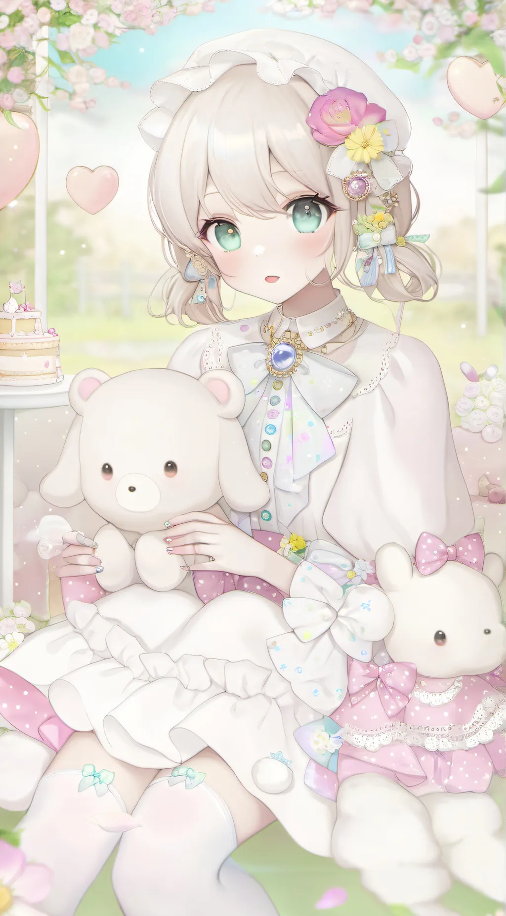 ai character: Barbie background