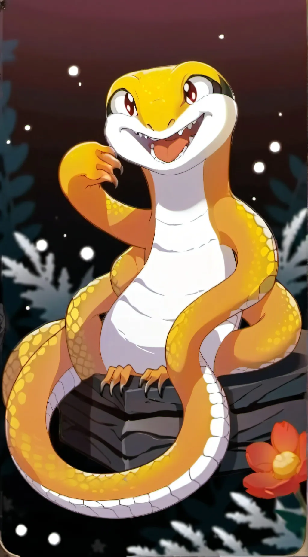 ai character: mighty snake background