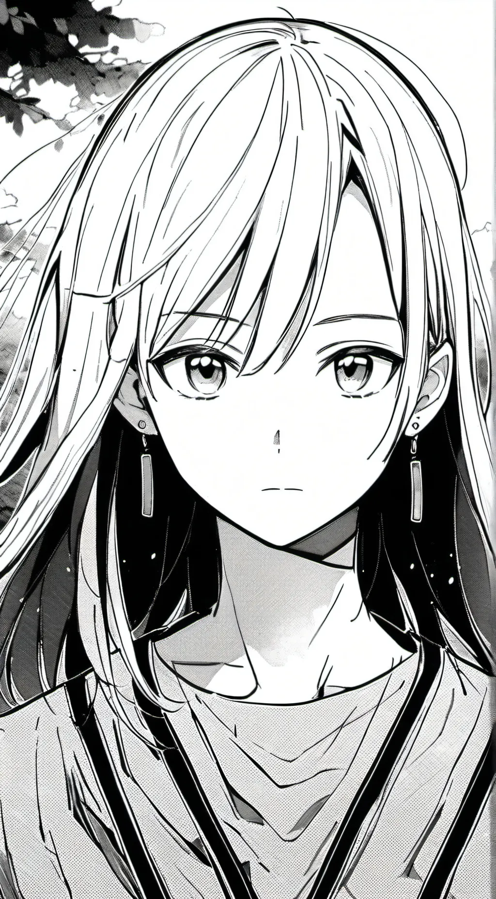 ai character: nagatoro beach background