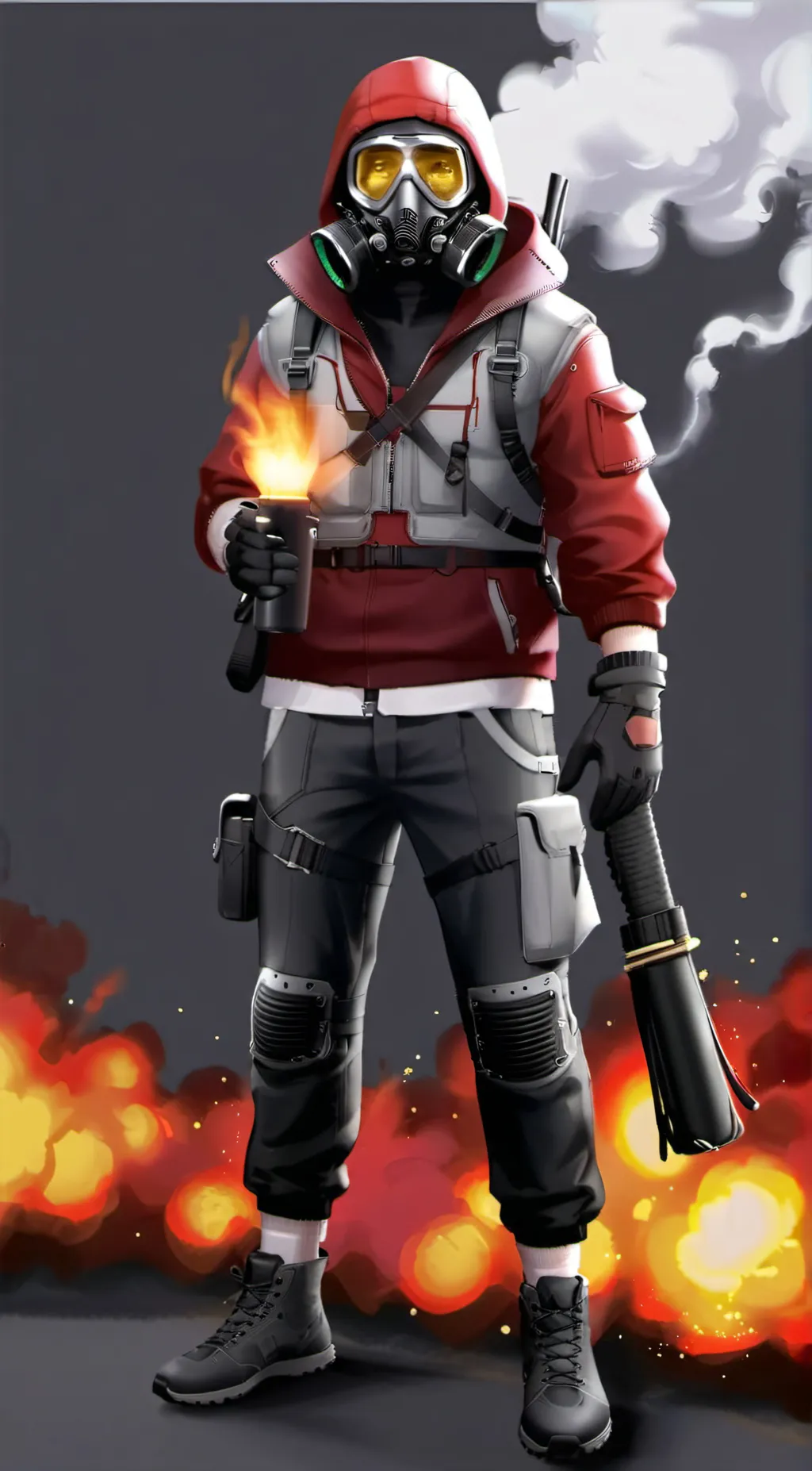 ai character: tf2 pyro  background