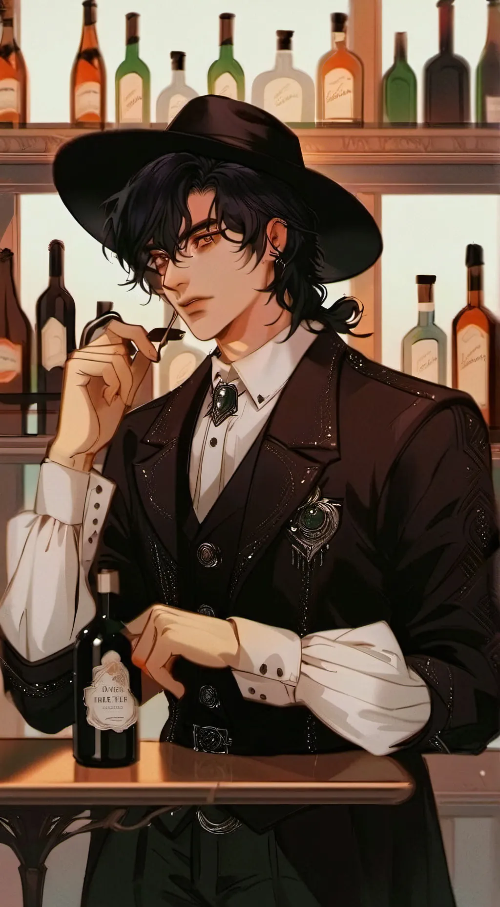 ai character: ·˚ ༘ Tsuki background