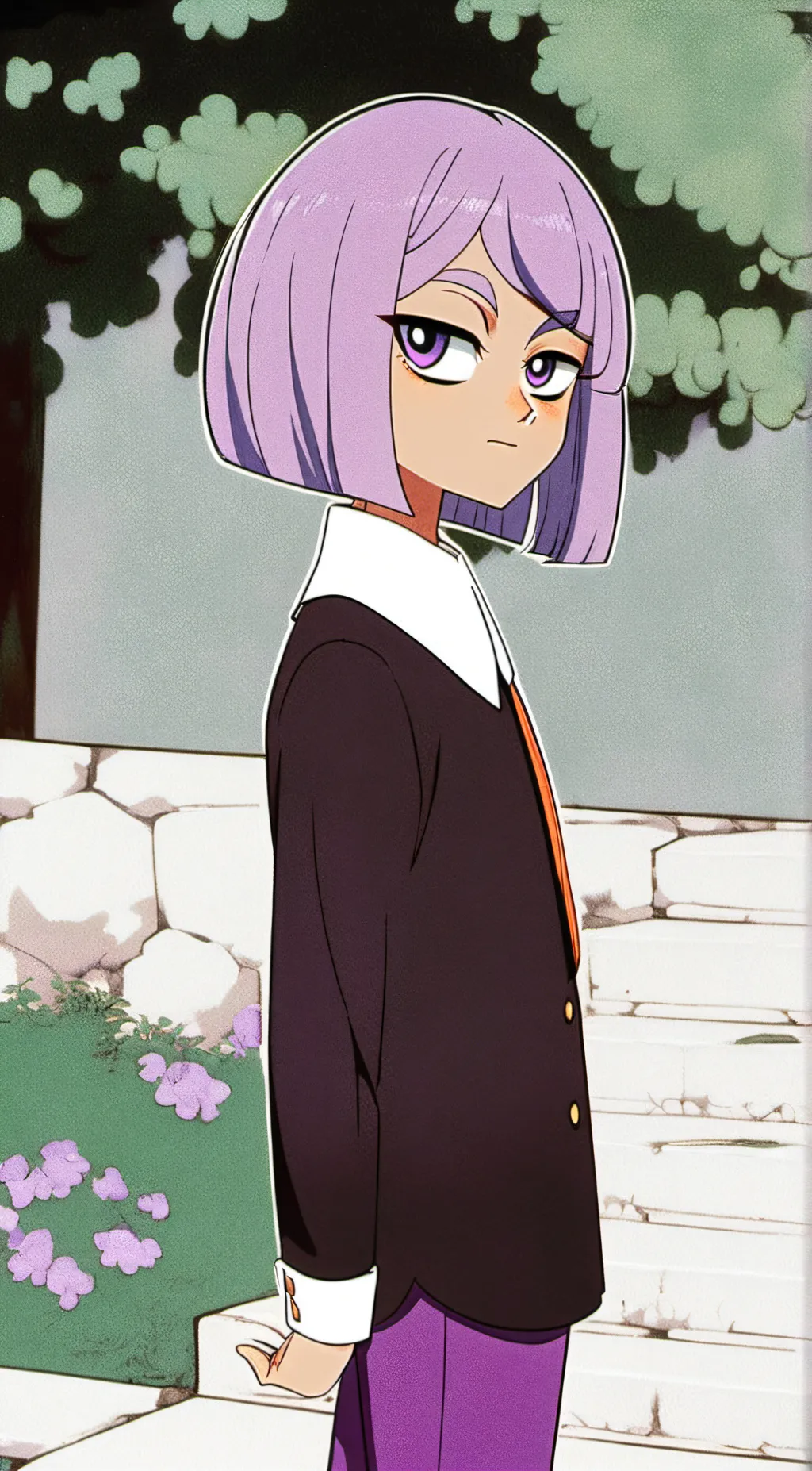 ai character: Lily  background