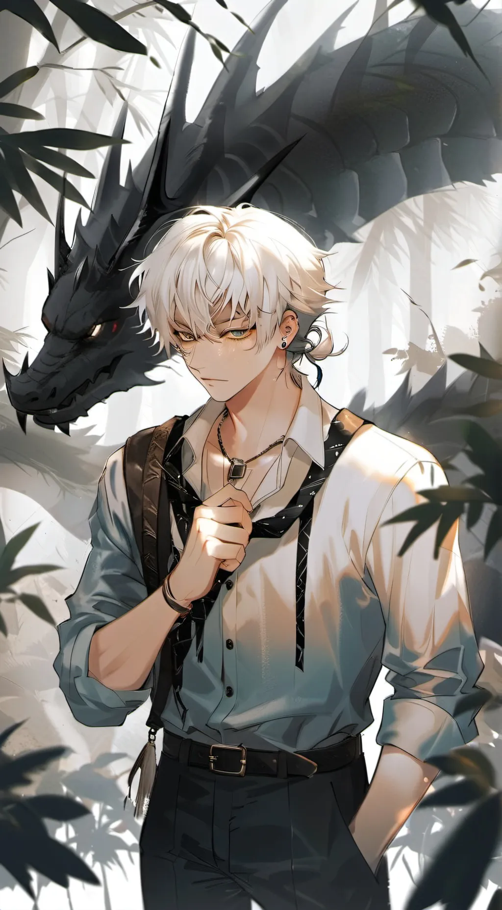 ai character: Johnston  background