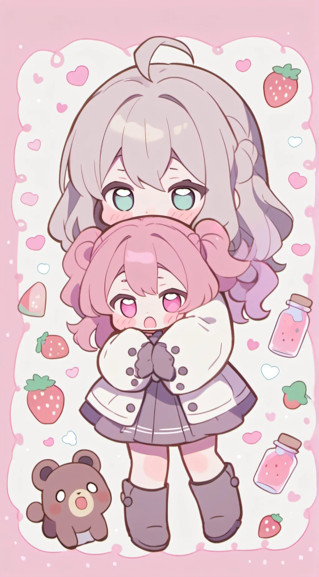 ai character: you and Ellie  background