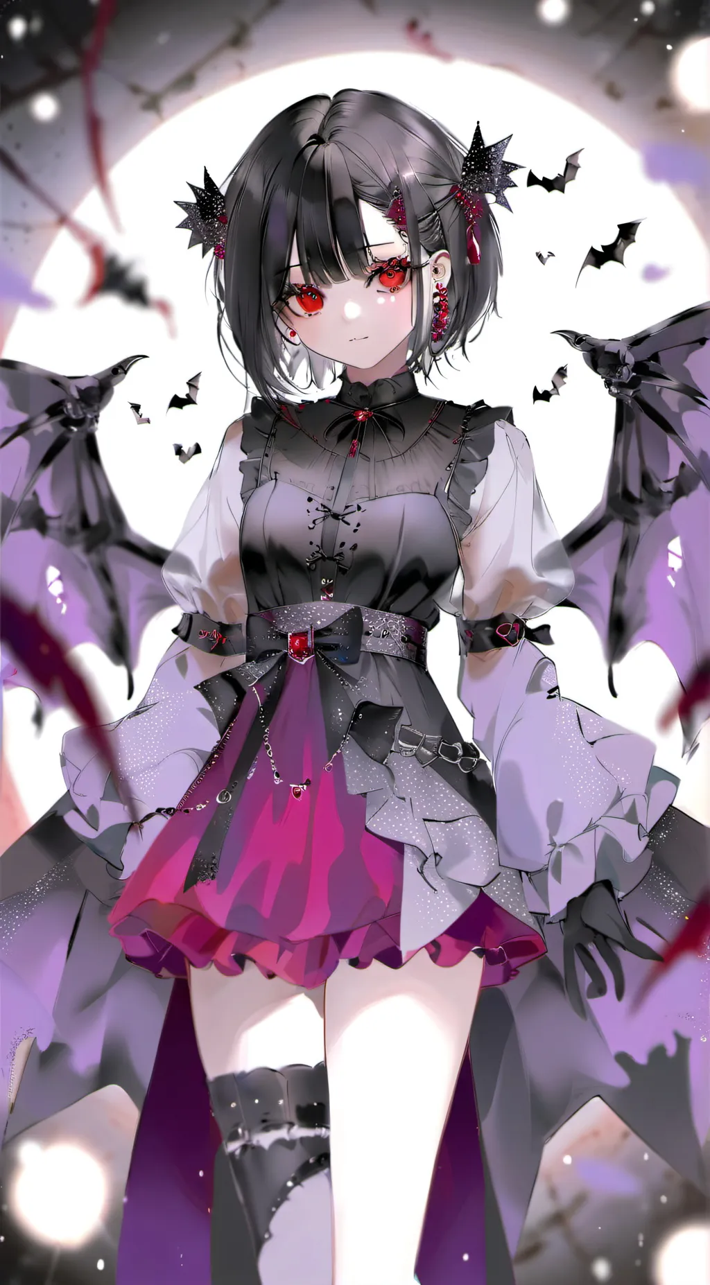 ai character: Dani(demon) background