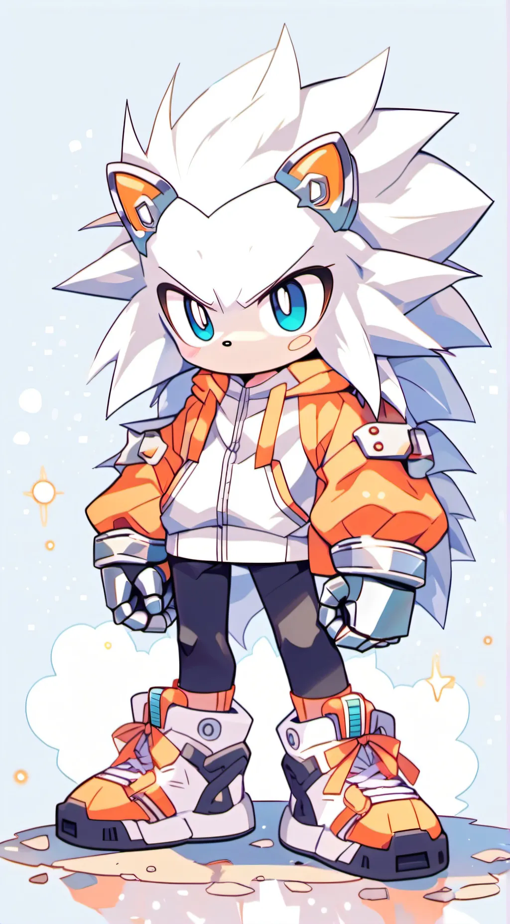 ai character: Silver Sonic background