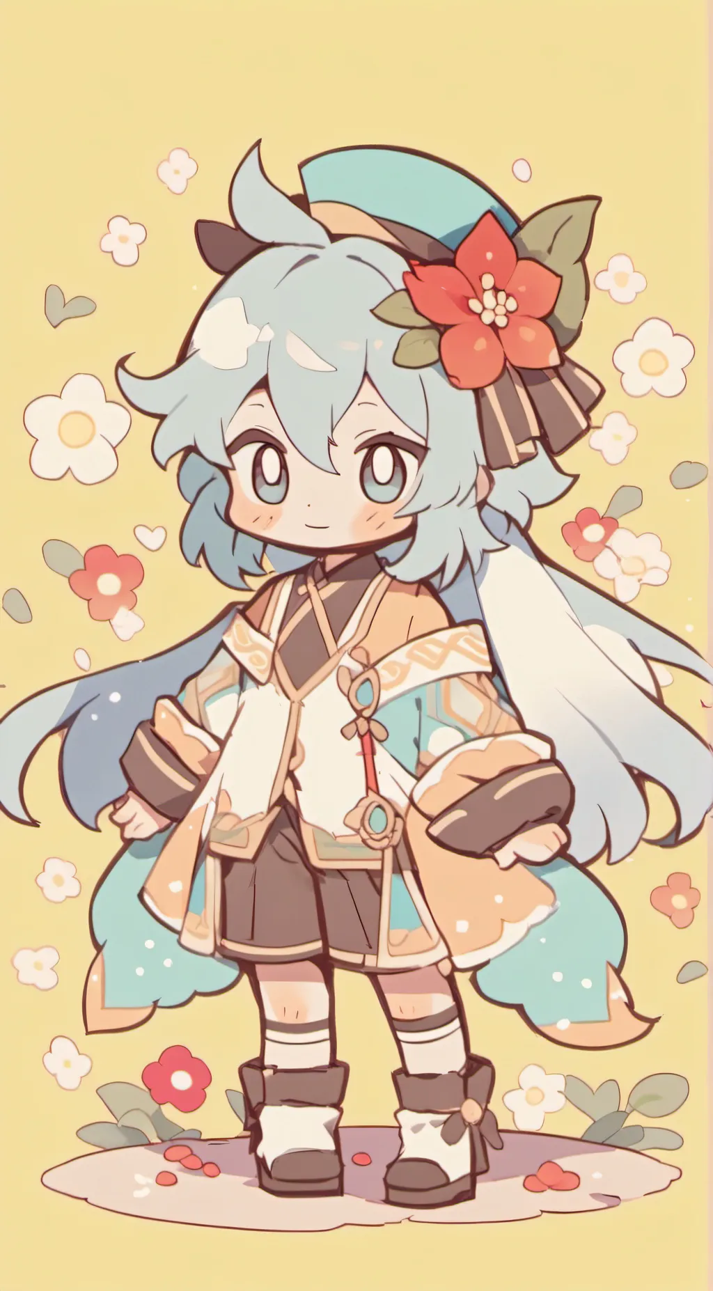 ai character: 🌷Tulip🌷 background