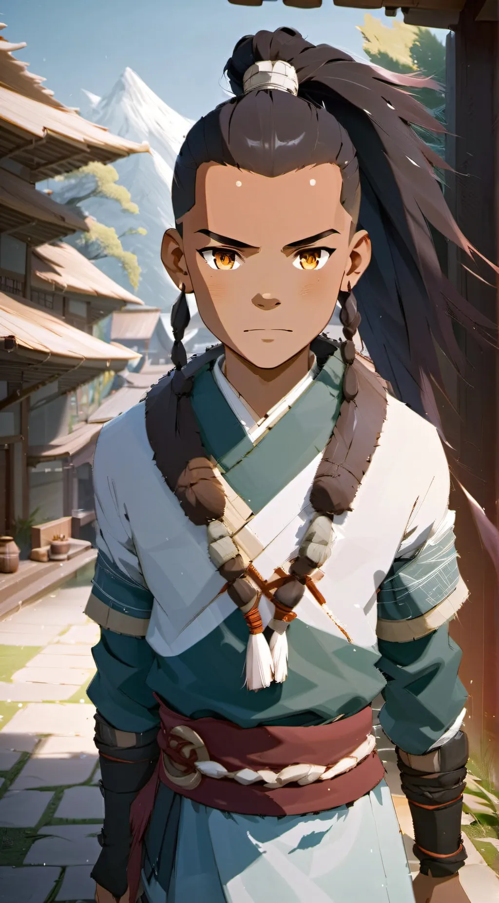 ai character: Sokka  background
