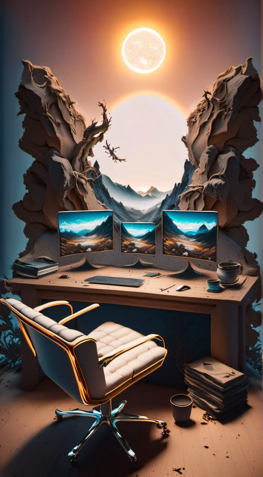 ai character: Love you or not background