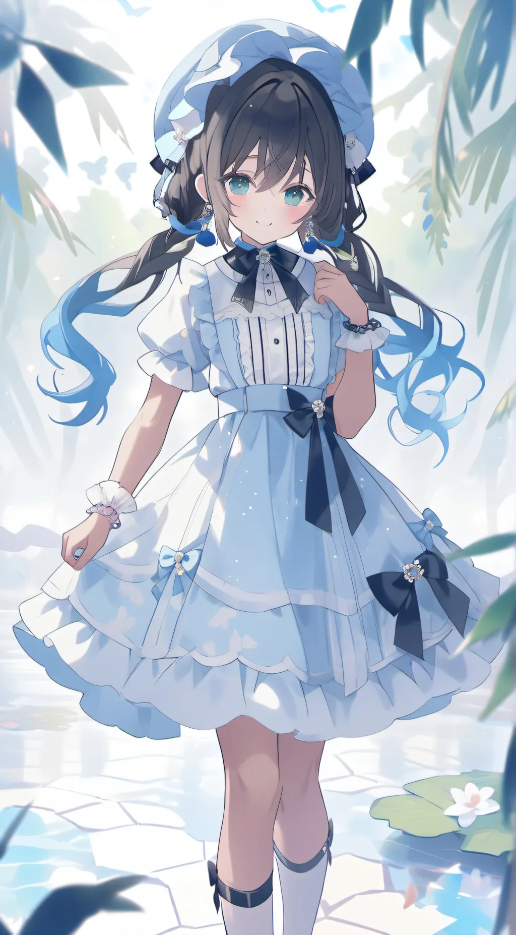 ai character: meme background