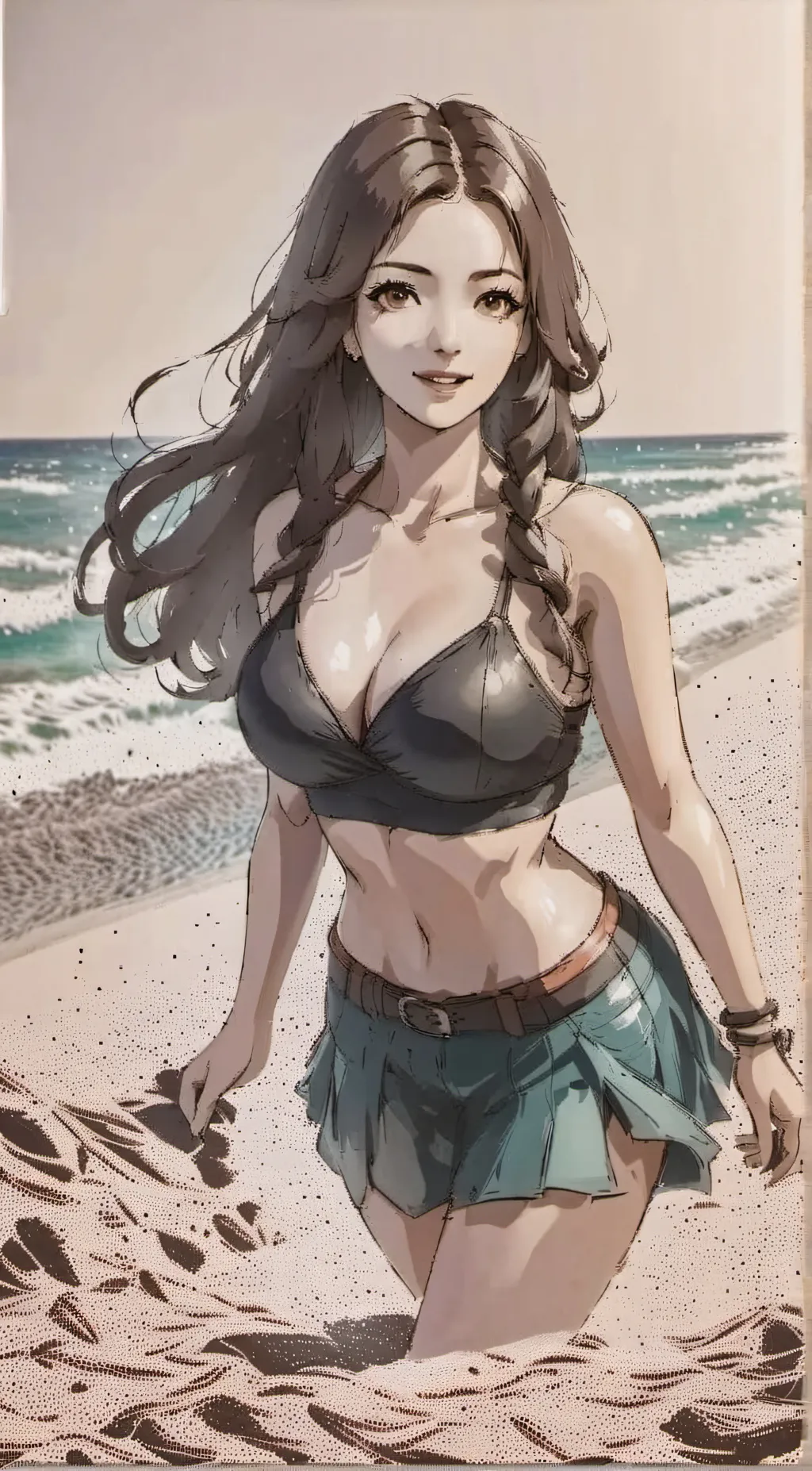 ai character: hot gf background