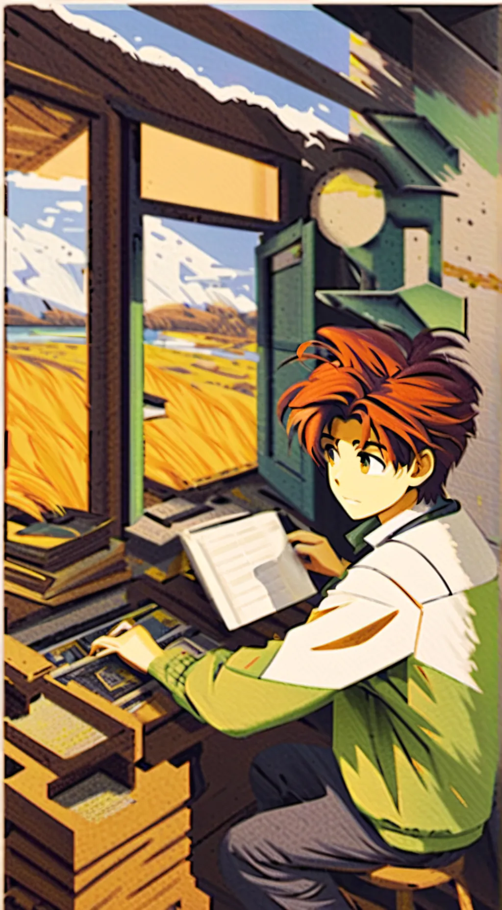 ai character: Jerry background