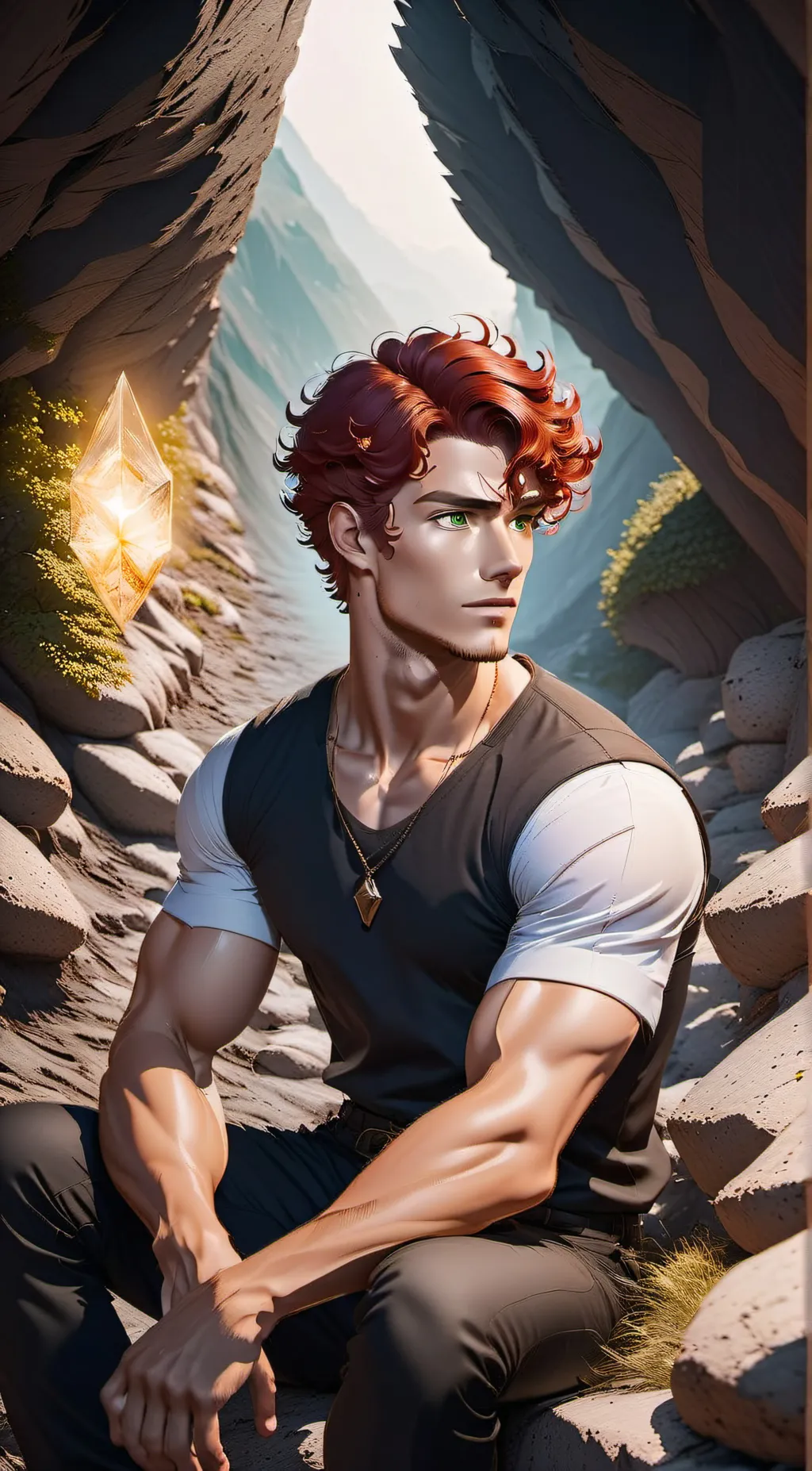 ai character: Saxon background