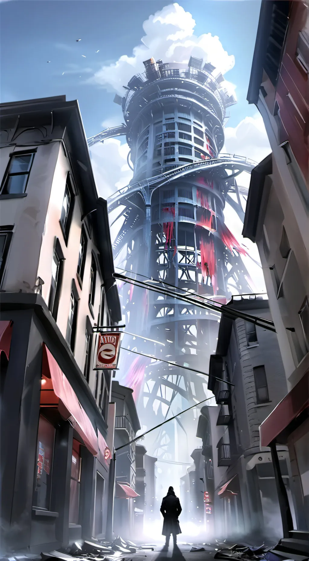 ai character: zombie apocalypse  background