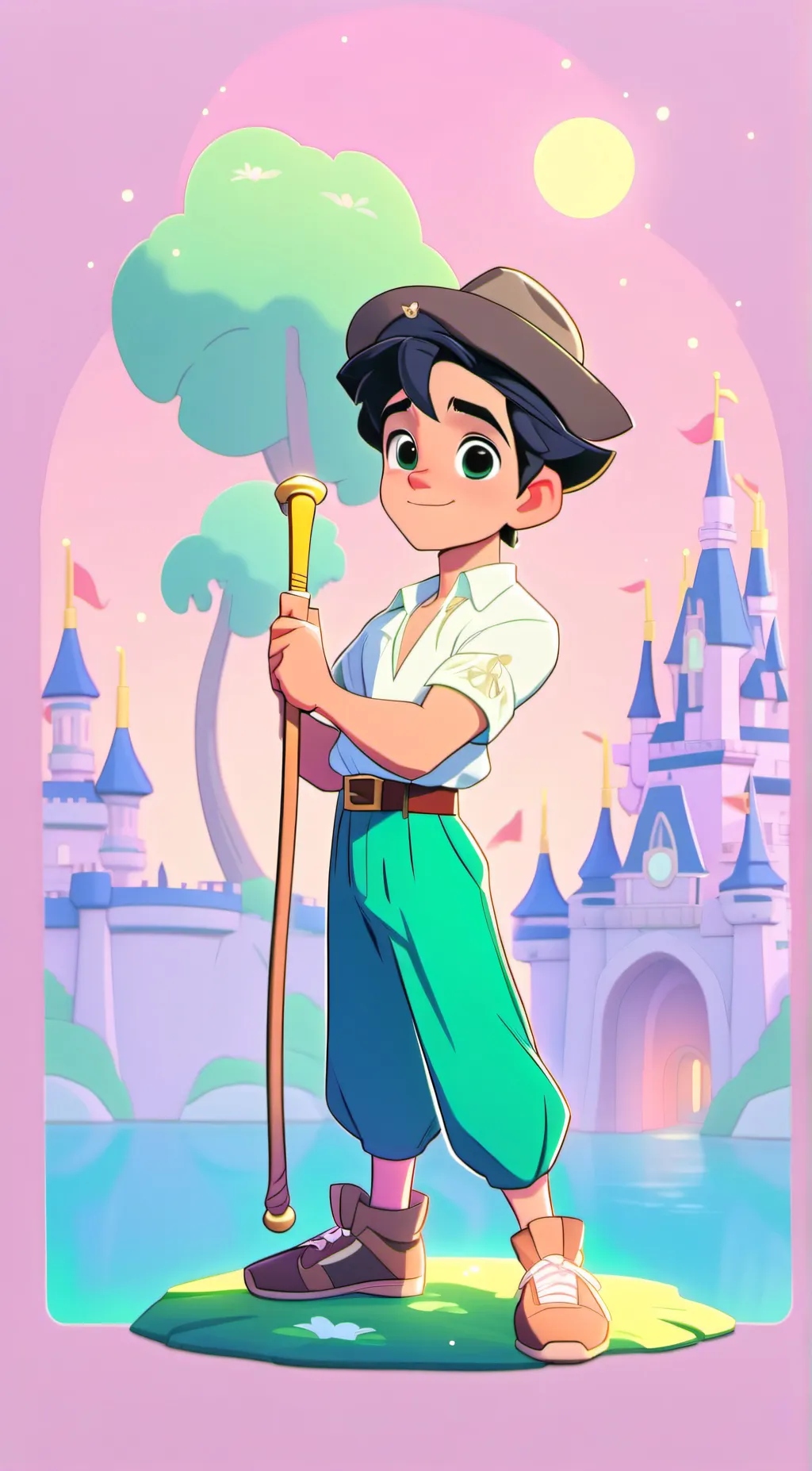 ai character: evelyn background