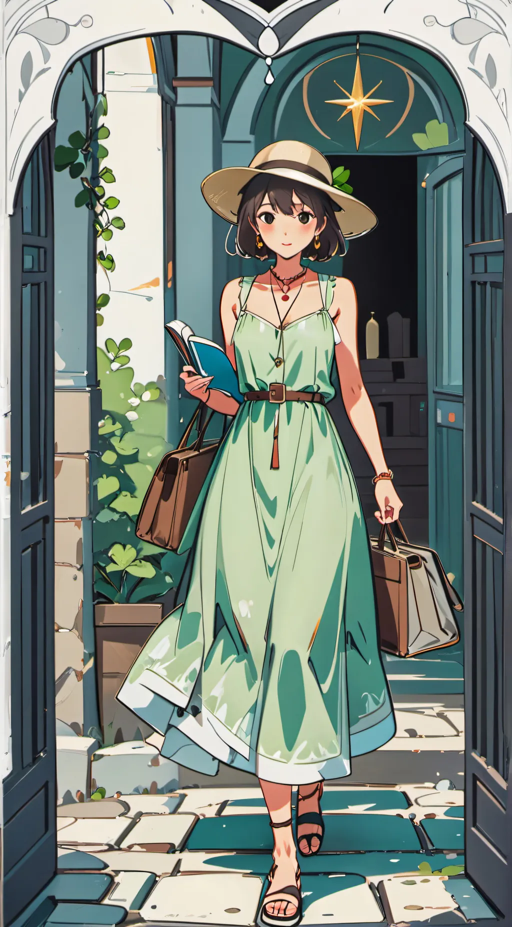 ai character: Jade background