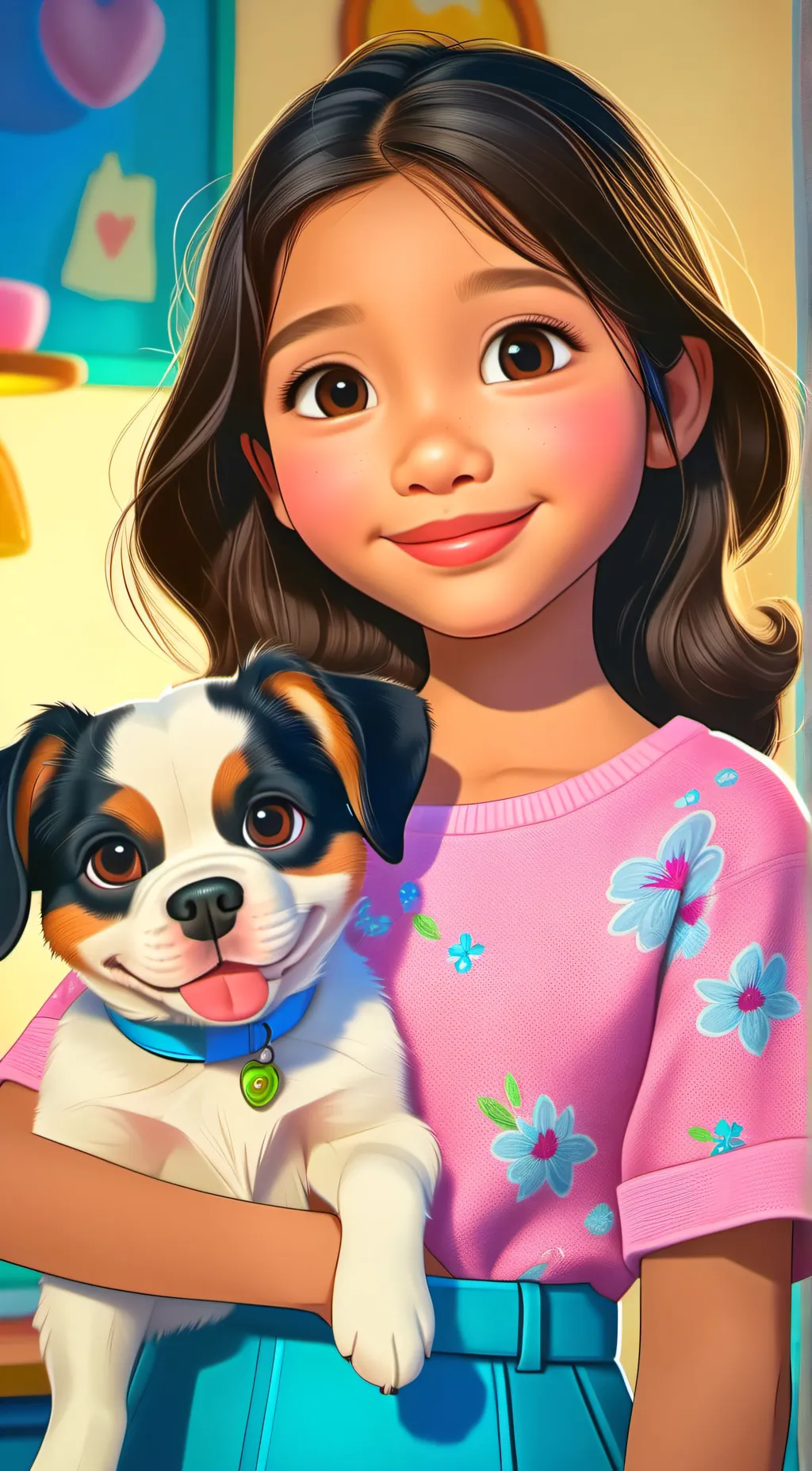 ai character: iDaughter background