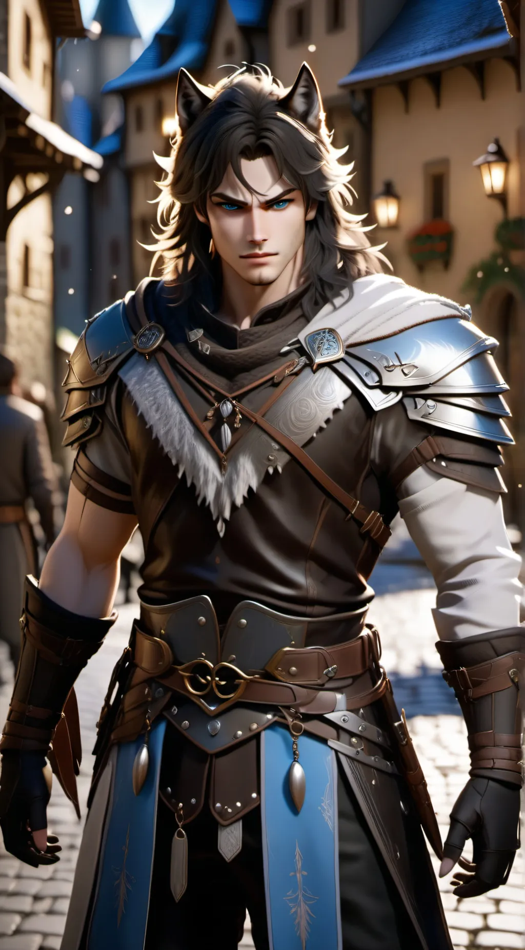 ai character: Okami Akiyama background