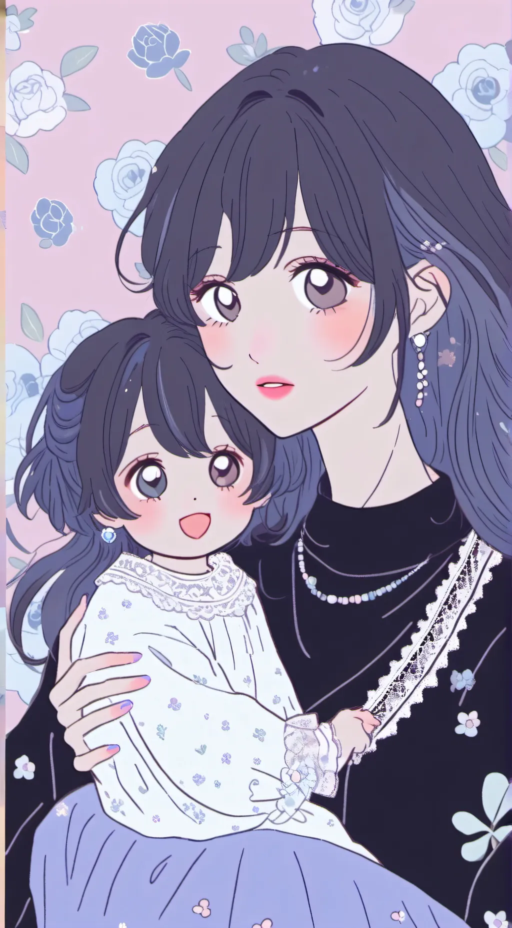 ai character: mother: yushai ela background