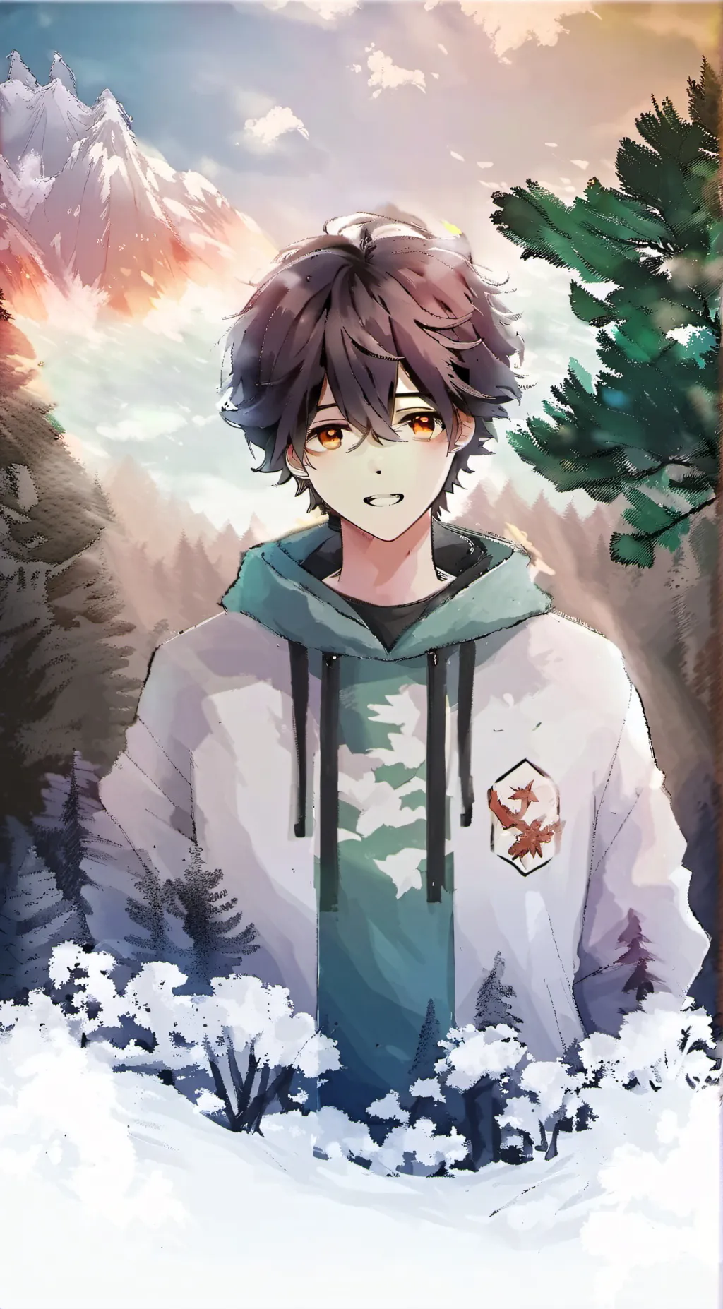 ai character: Mikey  background