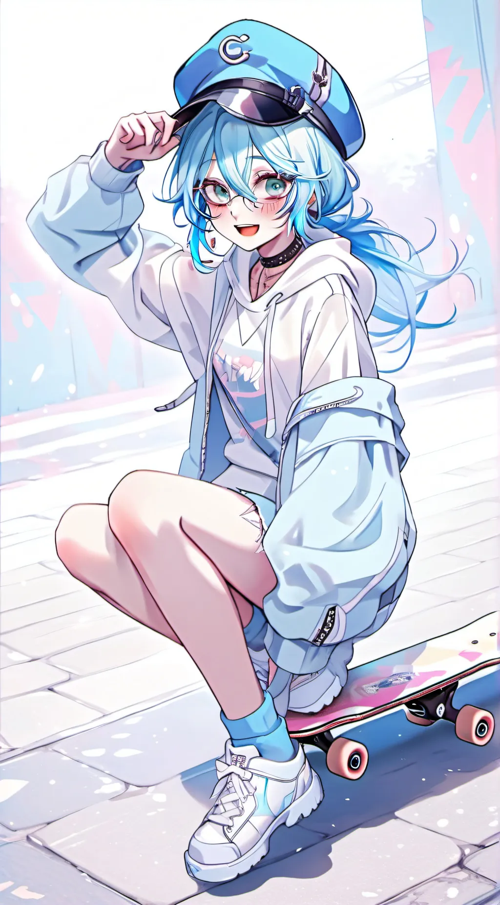 ai character: Christal  background