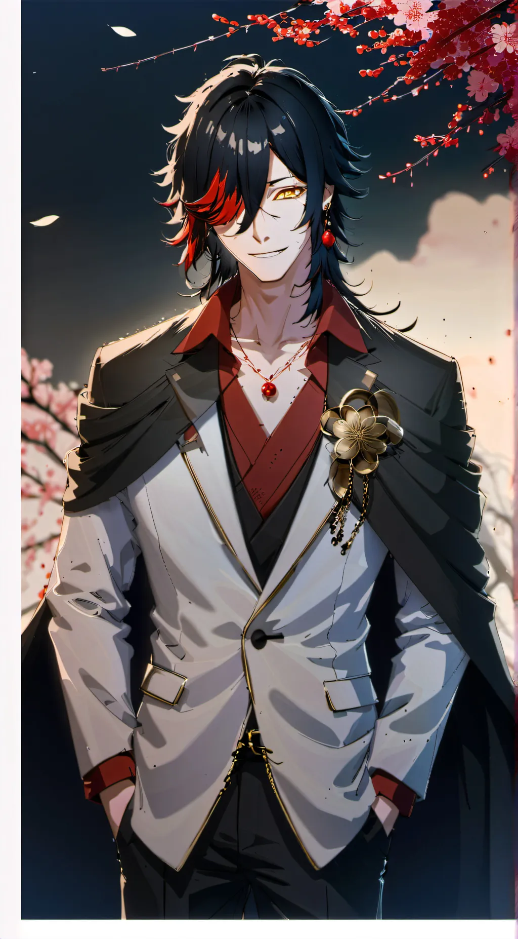 ai character: Vox Akuma background