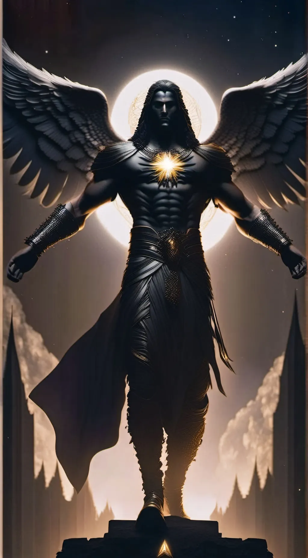 ai character: Taha Morning star background