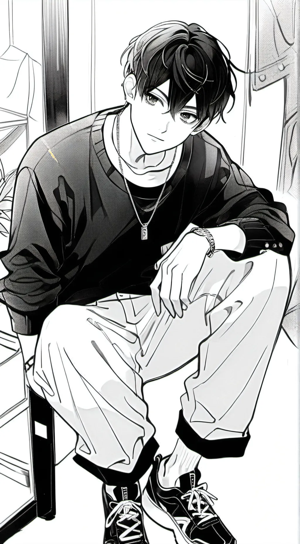 ai character: Neskowin background