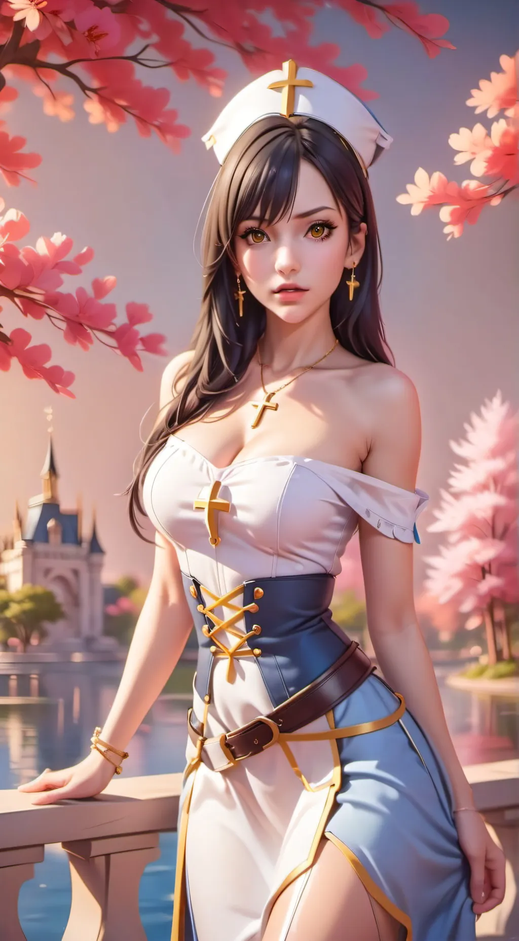 ai character: Kaori Shirasaki background