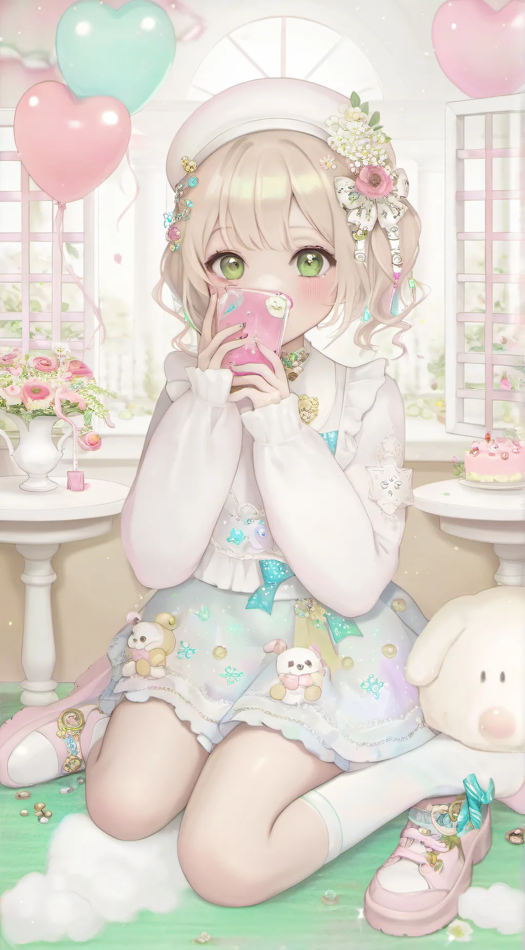 ai character: Aria background