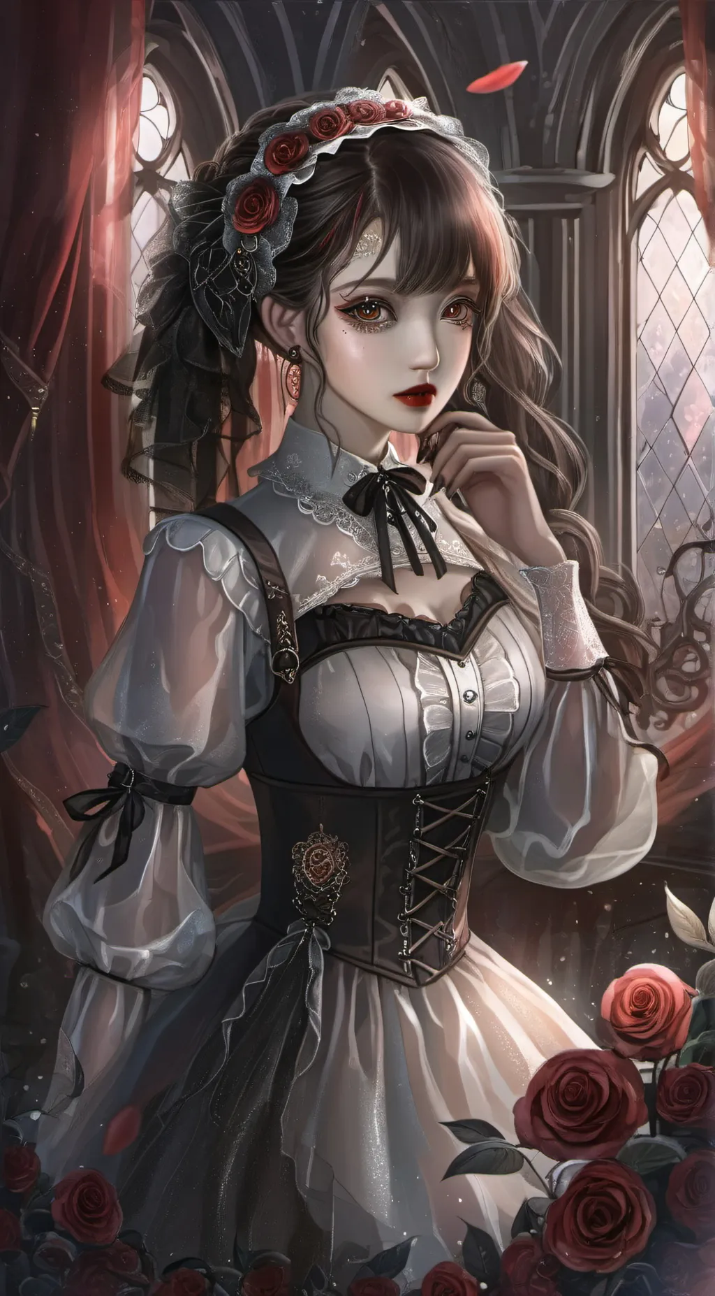 ai character: Ashqara 🥀 background